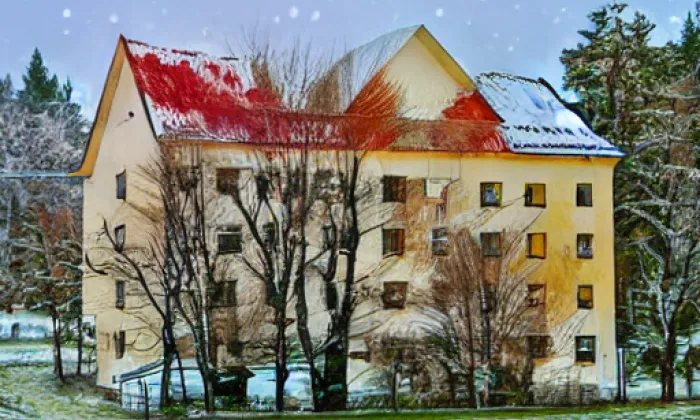 zámek Poláky – winter