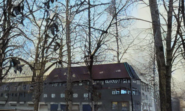 zámek Polní Voděrady – noc