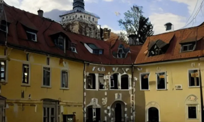 zámek Proseč u Pošné – noc