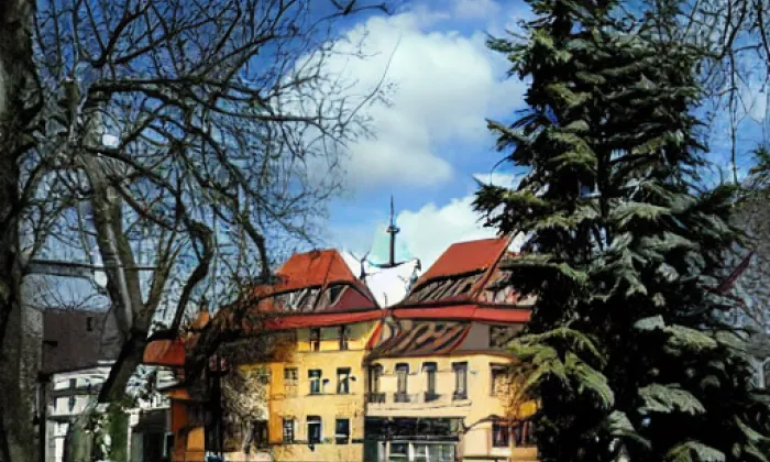zámek Smolotely – akvarel