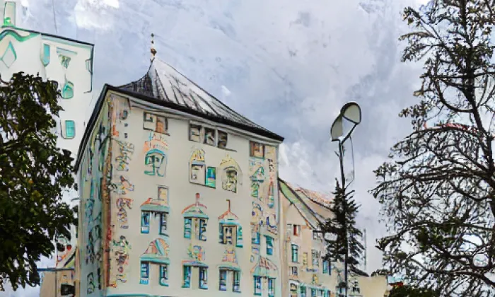 zámek Svijany – akvarel