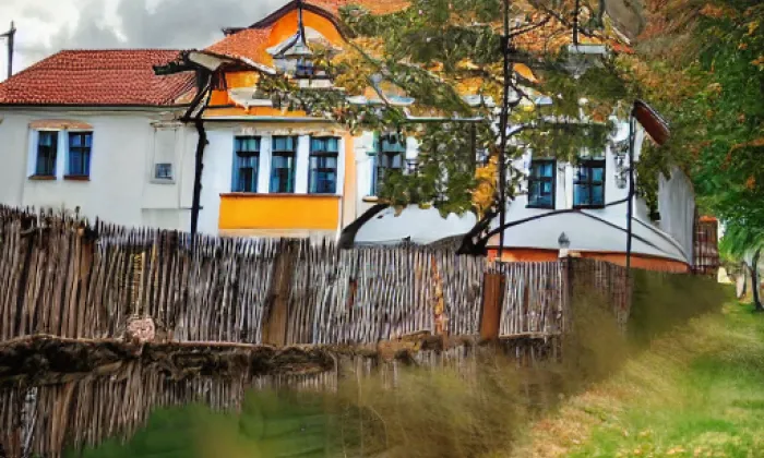 Zámek Těchobuz – autumn