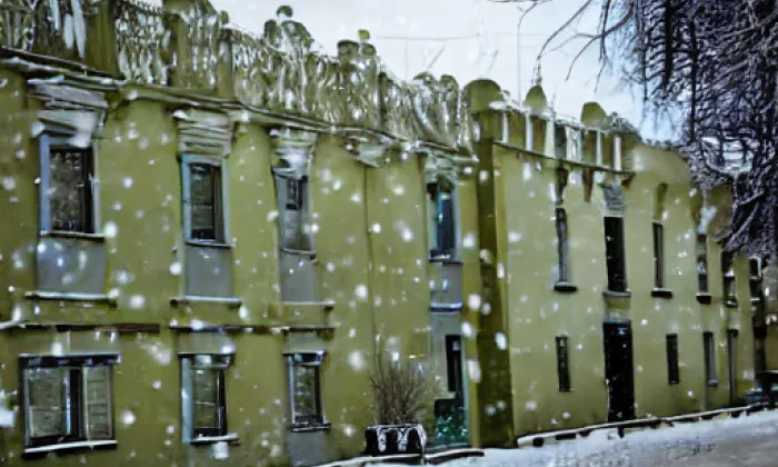 zámek Věž – winter