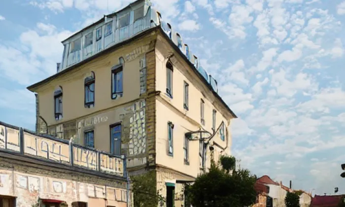 Zámek Volanice – akvarel