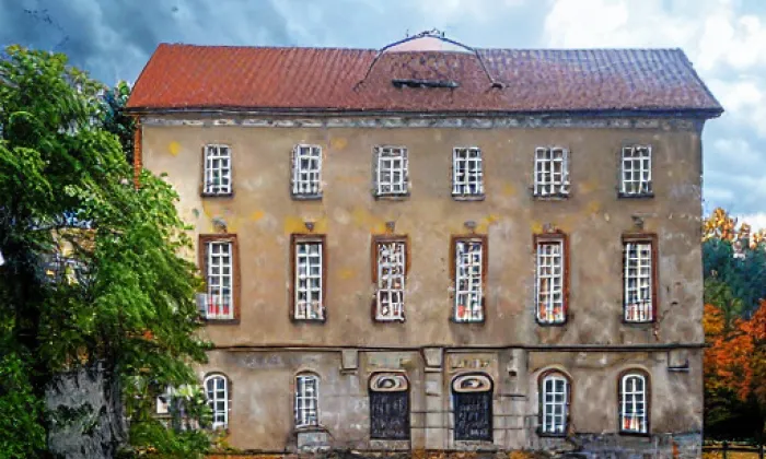 zámek Zlonice – autumn