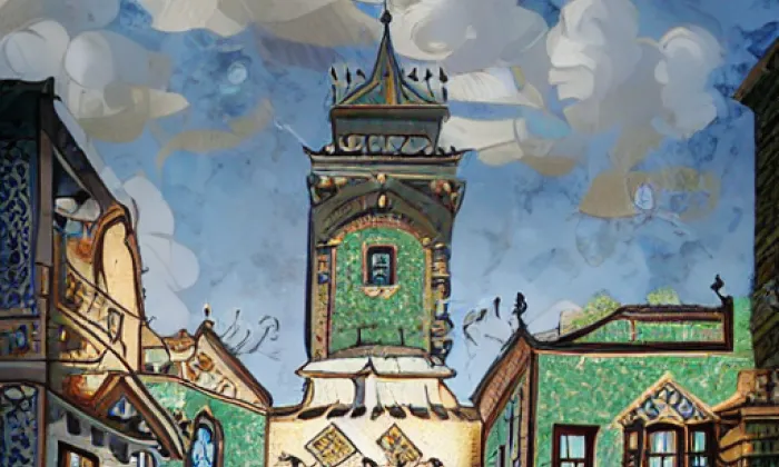 Zelená brána – iluminace