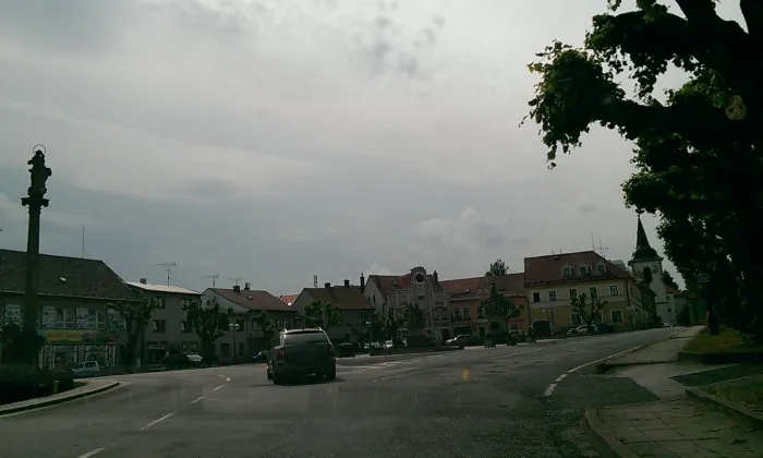 meteorologický sloup v Miletíně