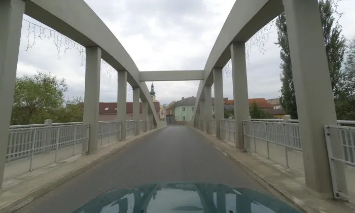 most ulice 28. října přes Radbuzu ve Staňkově
