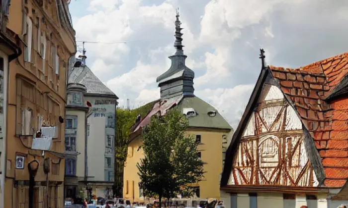 Říční – akvarel