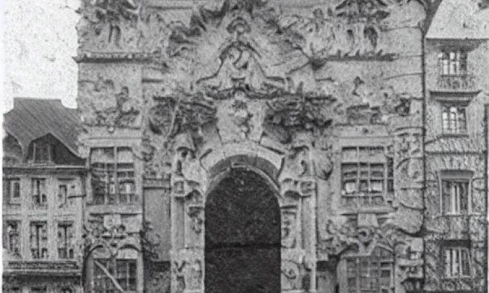 Říšská brána – akvarel