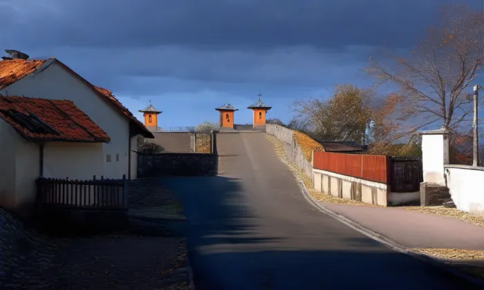 Šárecká brána – autumn