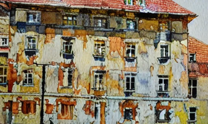 Ždánov – akvarel