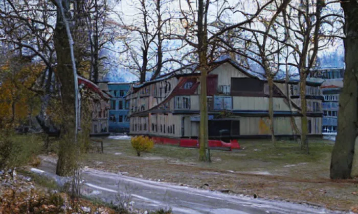 Čechovy sady – noc