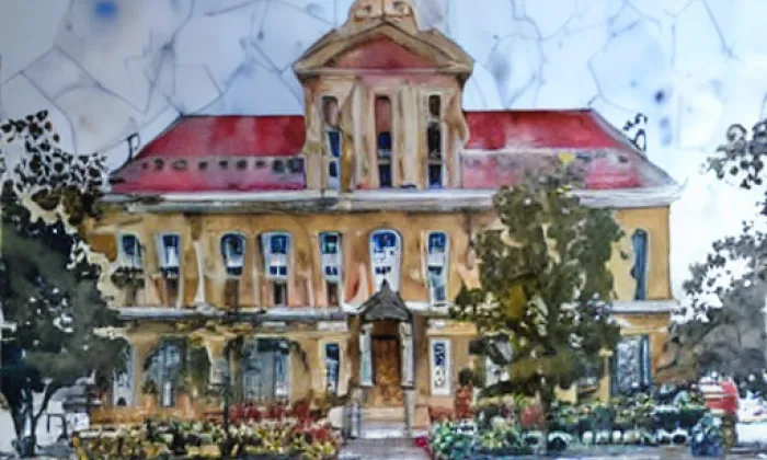 Žehušice – akvarel
