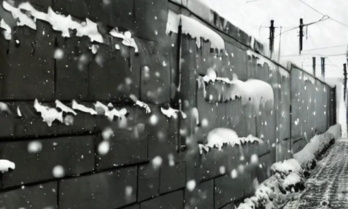 Železniční nehoda v Čerčanech – winter