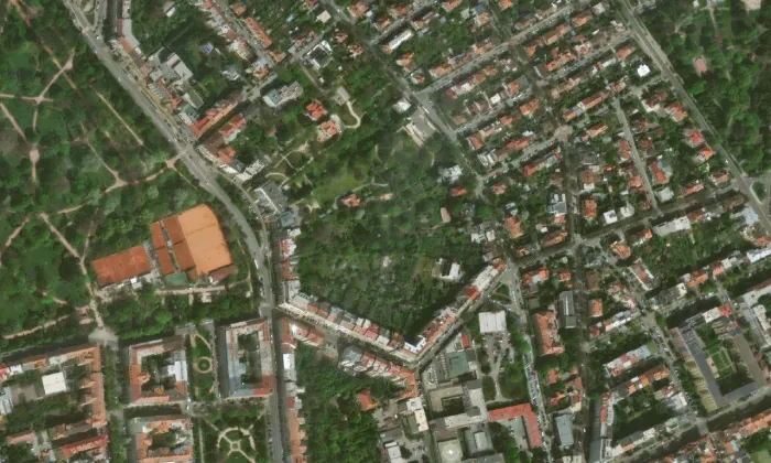 Černopolní 41 – letecký pohled