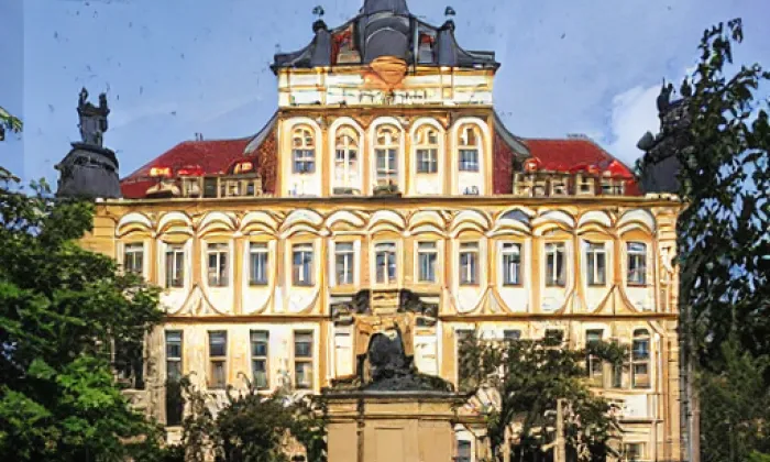 Červený hrádek – noc