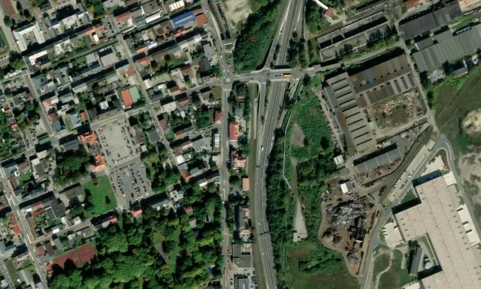 Český dům – letecký pohled