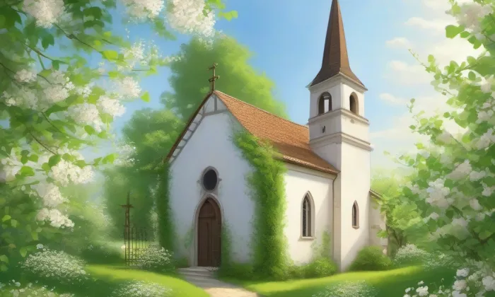 českobratrský evangelický chrám Jana Amose Komenského – spring