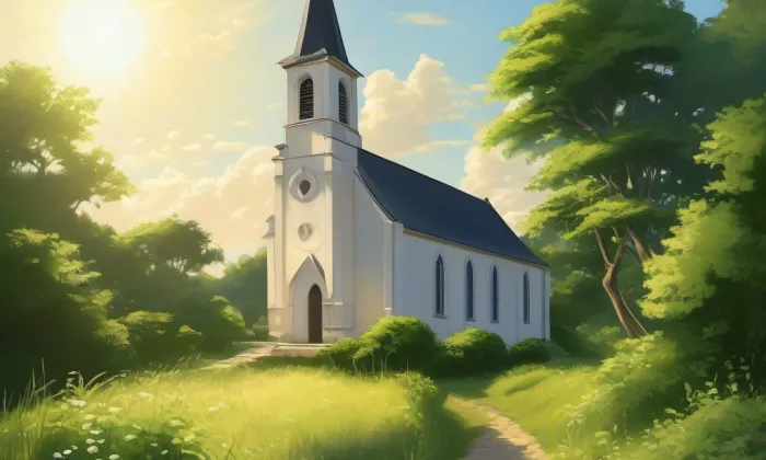 českobratrský evangelický chrám Jana Amose Komenského – summer