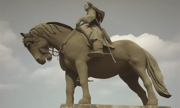 Žižkova socha na Vítkově – historická rekonstrukce