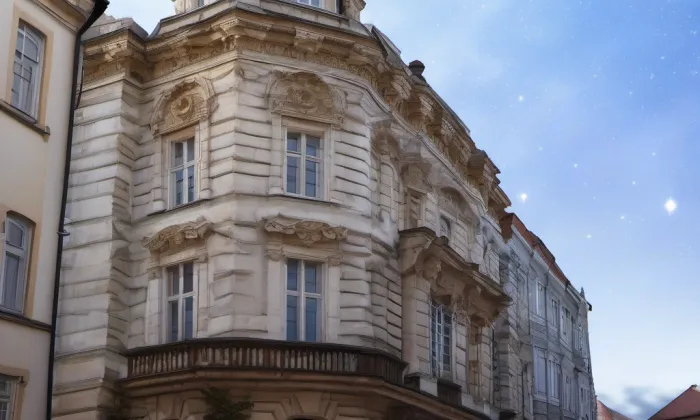 Žižkovská radnice – noc