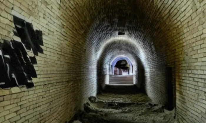Žižkovský tunel – akvarel