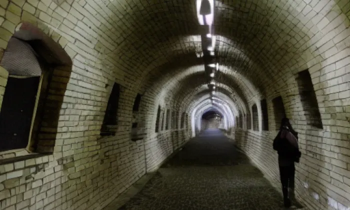 Žižkovský tunel – noc