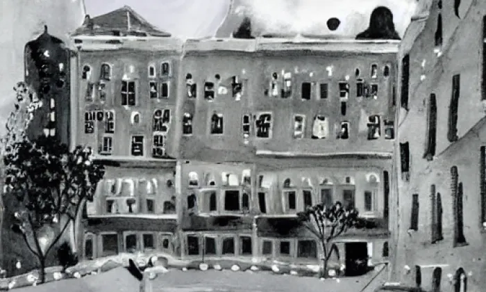 Žleby – noc