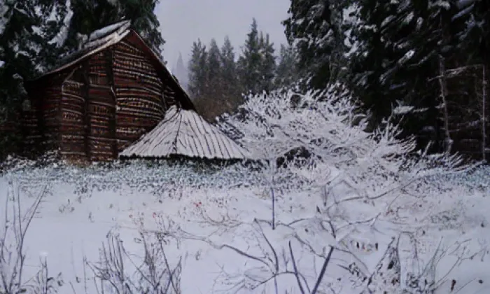 Šontál – winter