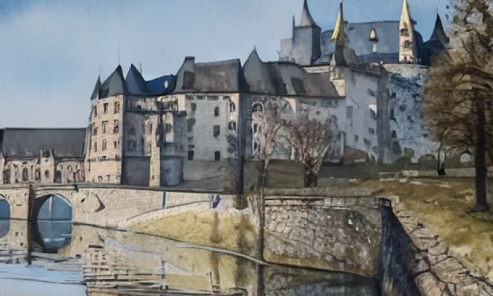 Ústí nad Labem (Ústí nad Labem) – akvarel