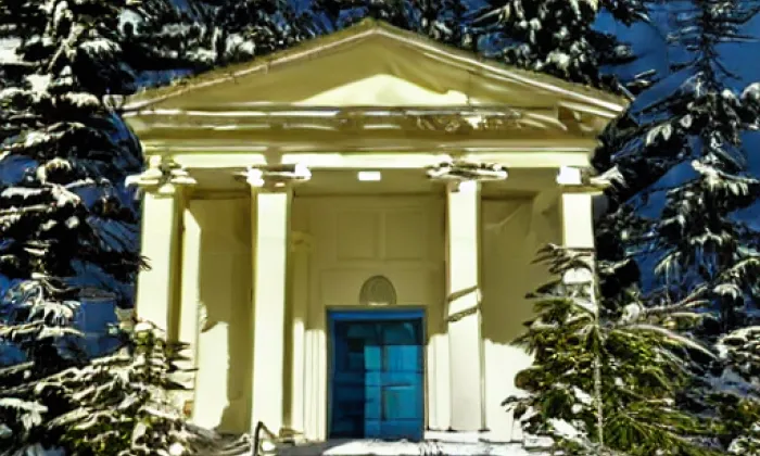 Šternberská hrobka ve Stupně – winter
