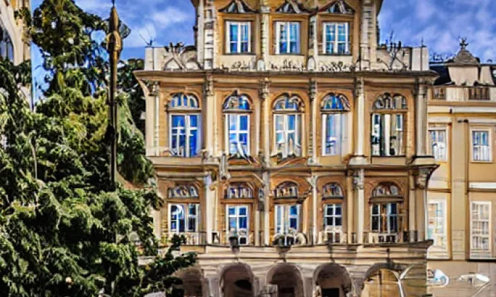 Šternberský palác na Malé Straně – noc