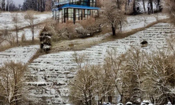 Achatzův mlýn – winter