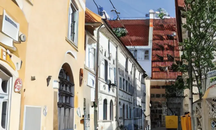 Anežská – akvarel