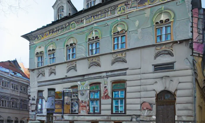 Anenské náměstí čp. 339 – noc