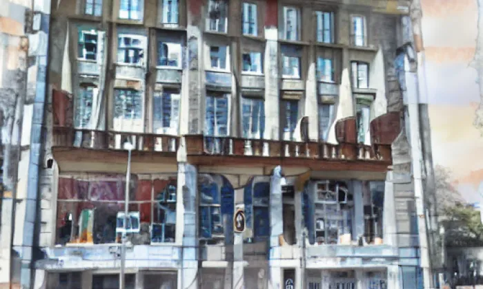Anglo-československá banka – akvarel