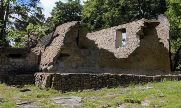 Archeoskanzen Modrá – léto