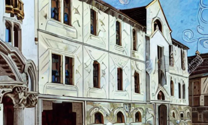 Bývalý hotel Hruška – iluminace