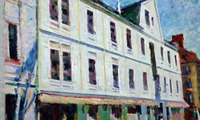 Bývalý hotel Hruška – jaro