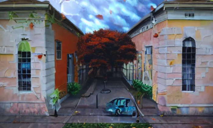 Bývalá městská jatka – tržnice masa – autumn