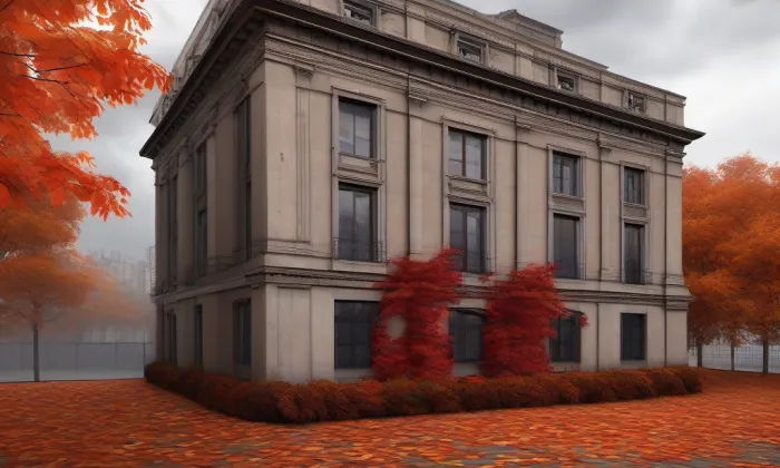 Bývalý Okresní sociální a zdravotní ústav – autumn
