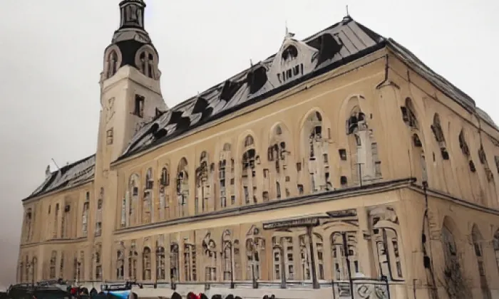 Bývalá piaristická kolej – winter