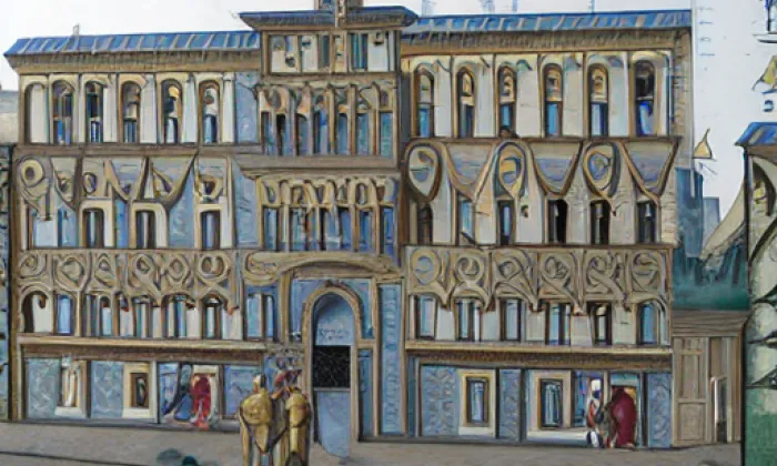 Bývalý seminář - později pošta – iluminace
