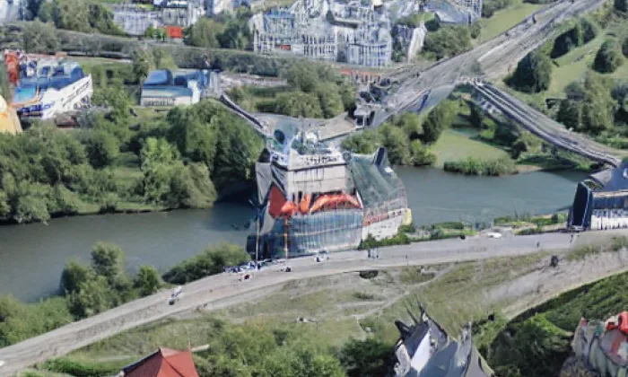 Barrandovský most – zima