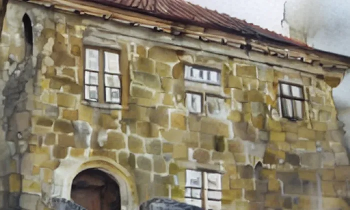 Bartolomějská 11 – akvarel