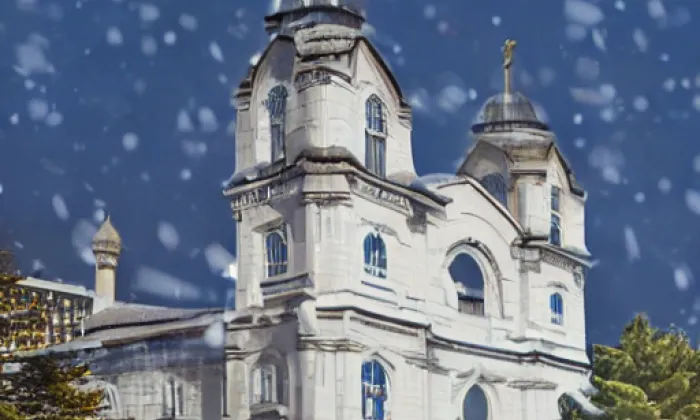 Bazilika Navštívení Panny Marie (Frýdek) – winter