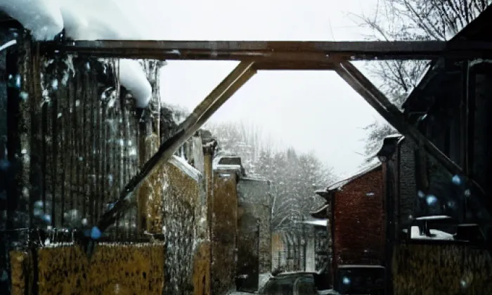 Bechyňský most Duha – winter
