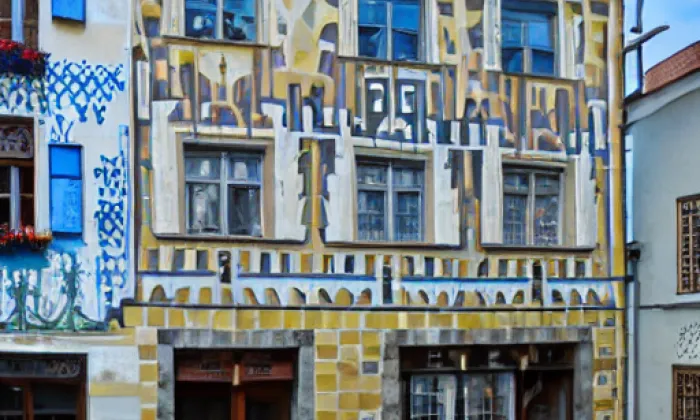 Benešova 22 – akvarel