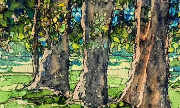 Bernštejn – akvarel